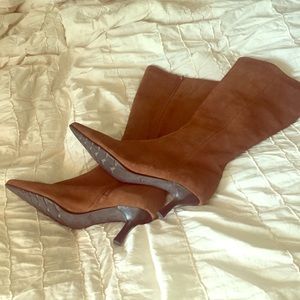< PAZZO > leather boots - size 10